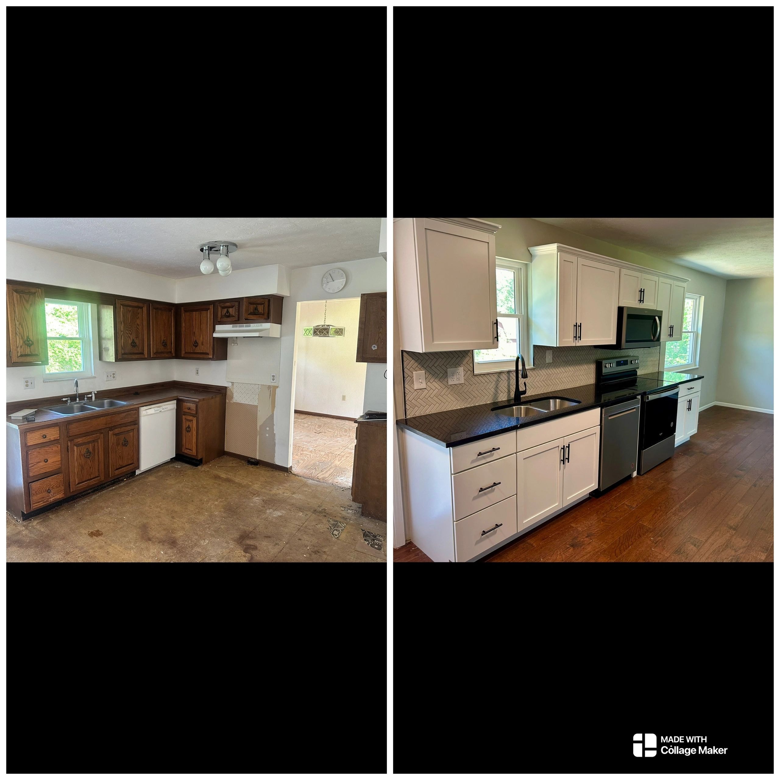 Interior remodel — finished result